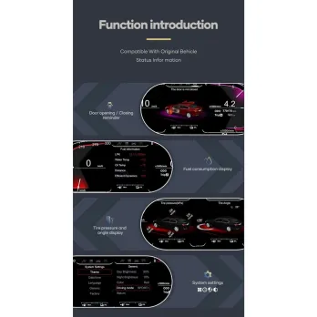DIGITAL IQ DGU 976_DC (12.3in) DIGITAL CLUSTER for BMW X5 (E70) - X6 (E71) mod. 2007-2013 with CCC-CIC