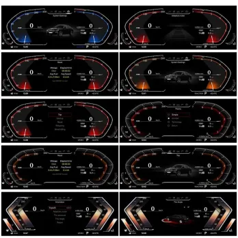 DIGITAL IQ DGU 976_DC (12.3in) DIGITAL CLUSTER for BMW X5 (E70) - X6 (E71) mod. 2007-2013 with CCC-CIC