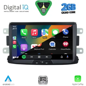 DIGITAL IQ BLF 333_CPA (8” DECK) MULTIMEDIA SYSTEM for DACIA mod. 2012-2019 - RN CAPTURE mod. 2013-2021
