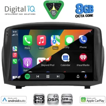 DIGITAL IQ BXF 7154B_CPAA (9inc) MULTIMEDIA TABLET for FORD FIESTA mod. 2008-2017