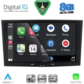 DIGITAL IQ BLM 718BL_CPA (8" DECK) MULTIMEDIA SYSTEM for OPEL ALL mod. 2004-2014 (BLACK)