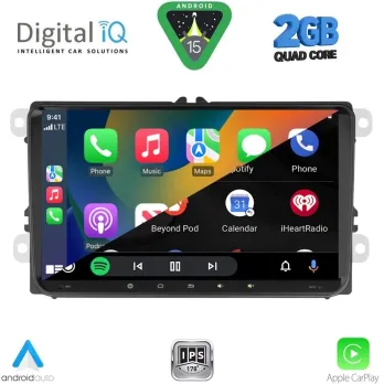 DIGITAL IQ BLD 280_CPA (9" DECK) MULTIMEDIA SYSTEM for VW – SKODA – SEAT mod. 2004-2014