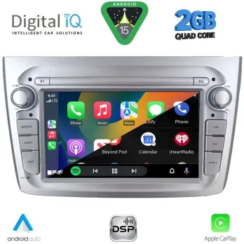 DIGITAL IQ BLD 257SL_CPA (7" DECK) MULTIMEDIA SYSTEM for ALFA ROMEO MITO mod. 2008-2018 (SILVER)