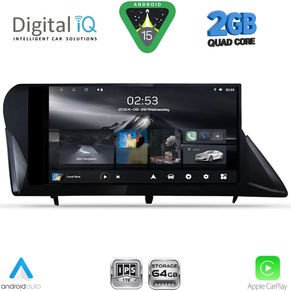 DIGITAL IQ RSD 1346_CPA (9inc) MULTIMEDIA TABLET for LEXUS RX mod. 2009-2014