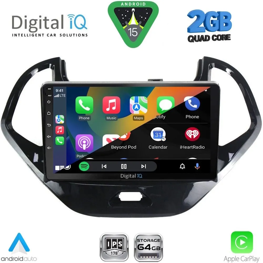 DIGITAL IQ RSD 1167SH_CPA (9inc) MULTIMEDIA TABLET for FORD KA mod. 2017-2024