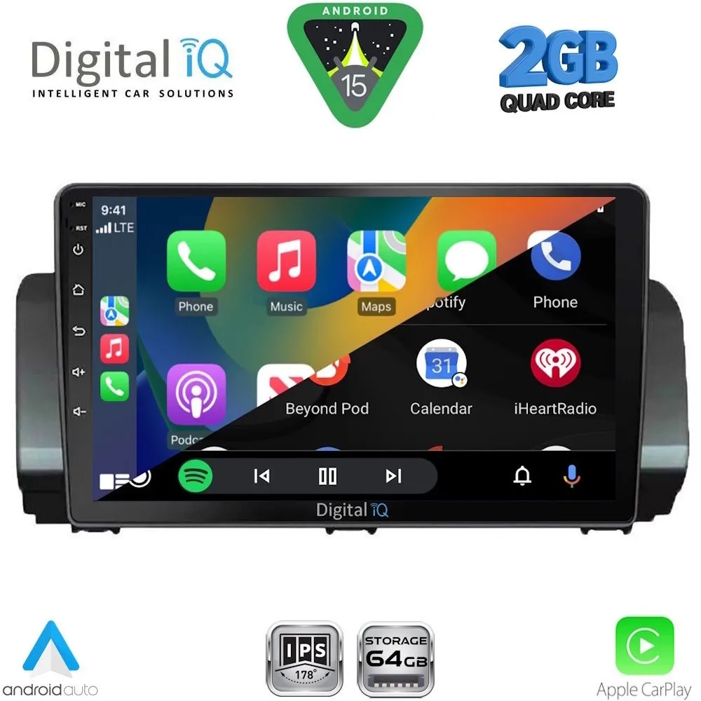 DIGITAL IQ RSD 1109_CPA (9inc) MULTIMEDIA TABLET for DACIA LOGAN - SANDERO - JOGGER mod. 2020-2026