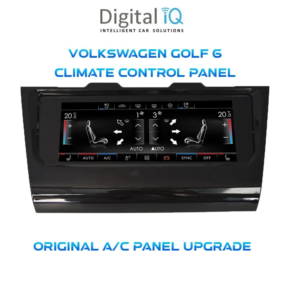 DIGITAL IQ CCP 746_CP (6.9") (PQ) CLIMATE CONTROL PANEL for VW GOLF 6 mod. 2008-2013