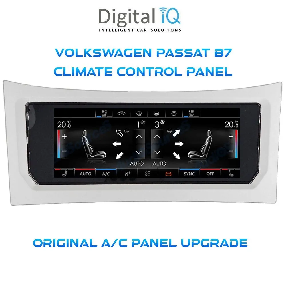 DIGITAL IQ CCP 763_CP (6.9") (PQ) CLIMATE CONTROL PANEL for VW PASSAT (B7) mod. 2005-2010