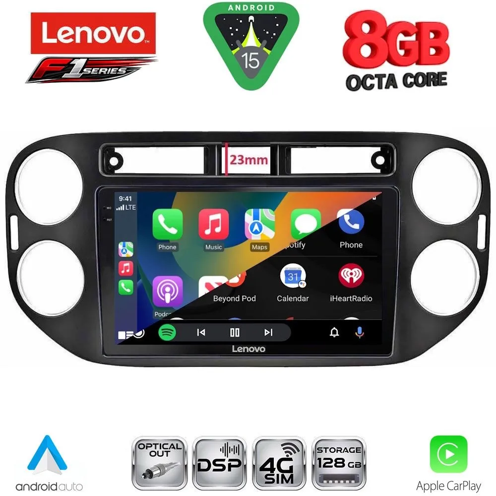 LENOVO SSR 10760BL_CPA (9inc) MULTIMEDIA TABLET for VW TIGUAN mod. 2011-2016 (BLACK)