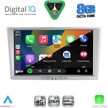 DIGITAL IQ BLM 718SL_CPA (8" DECK) MULTIMEDIA SYSTEM for OPEL ALL mod. 2004-2014 (SILVER)