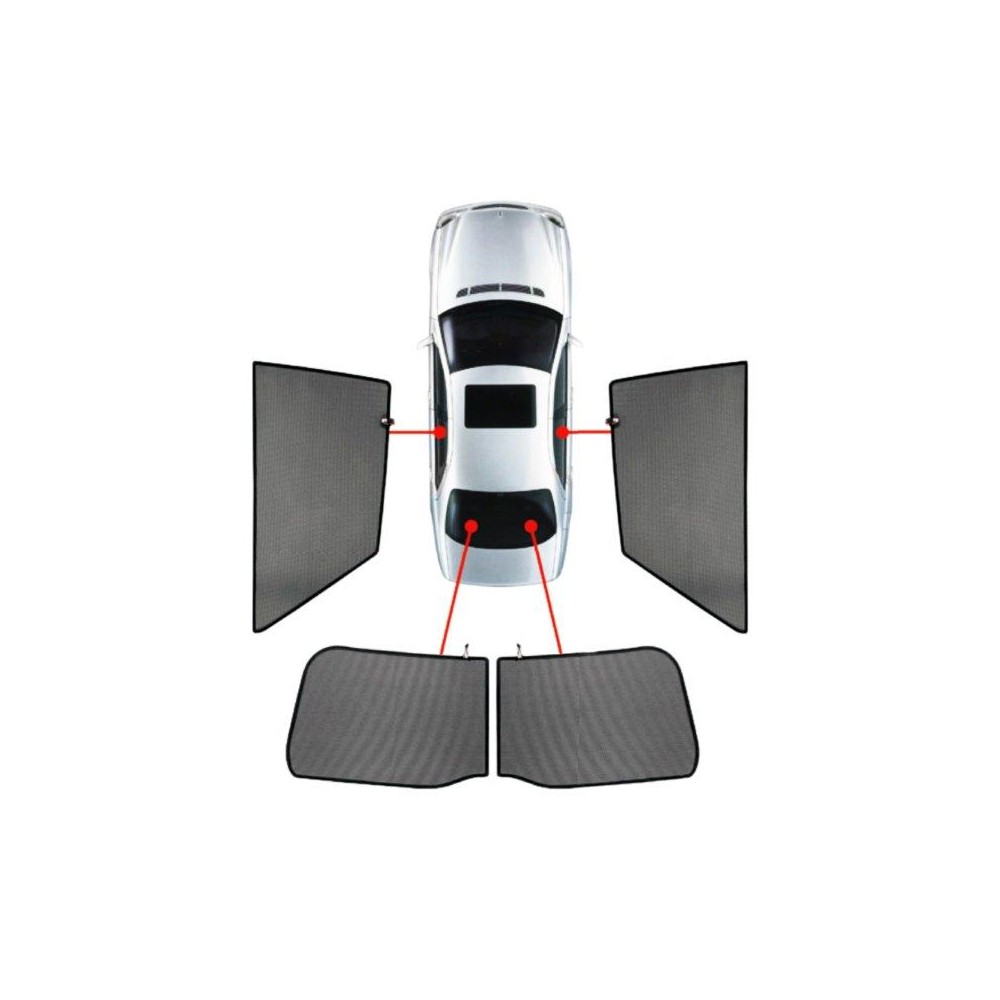 CITROEN C1 3D 05-14 ΚΟΥΡΤΙΝΑΚΙΑ ΜΑΡΚΕ CAR SHADES - 4 ΤΕΜ.