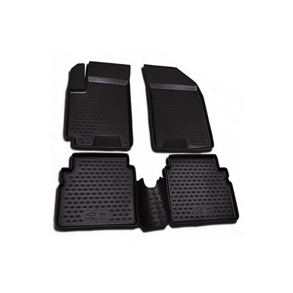 CHEVROLET AVEO 5D 2012-2015 ΜΑΡΚΕ ΠΑΤΑΚΙΑ ΣΕ ΣΚΑΦΗ TPE ΛΑΣΤΙΧΟ ΣΕ ΜΑΥΡΟ ΧΡΩΜΑ NOVLINE - 4 ΤΕΜ.
