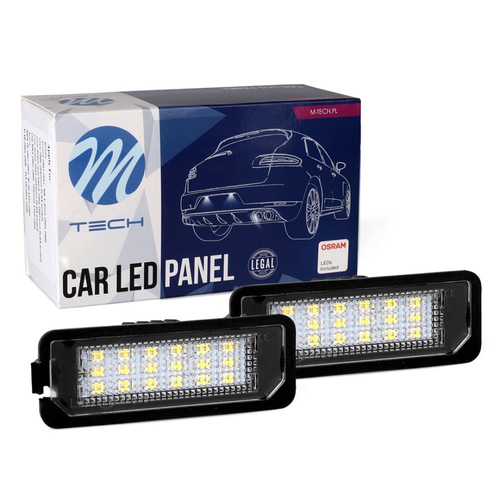 VW GOLF 4/5/6/7  ΦΩΤΑ ΠΙΝΑΚΙΔΑΣ 18 LED 2ΤΕΜ.