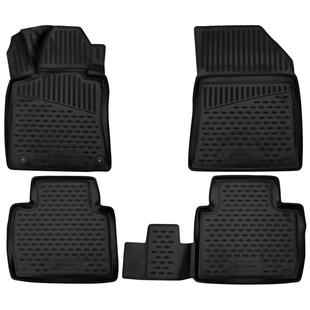 PEUGEOT 508 5D 2019+ ΜΑΡΚΕ ΠΑΤΑΚΙΑ ΣΕ ΣΚΑΦΗ TPE ΛΑΣΤΙΧΟ ΣΕ ΜΑΥΡΟ ΧΡΩΜΑ NOVLINE - 4 ΤΕΜ.