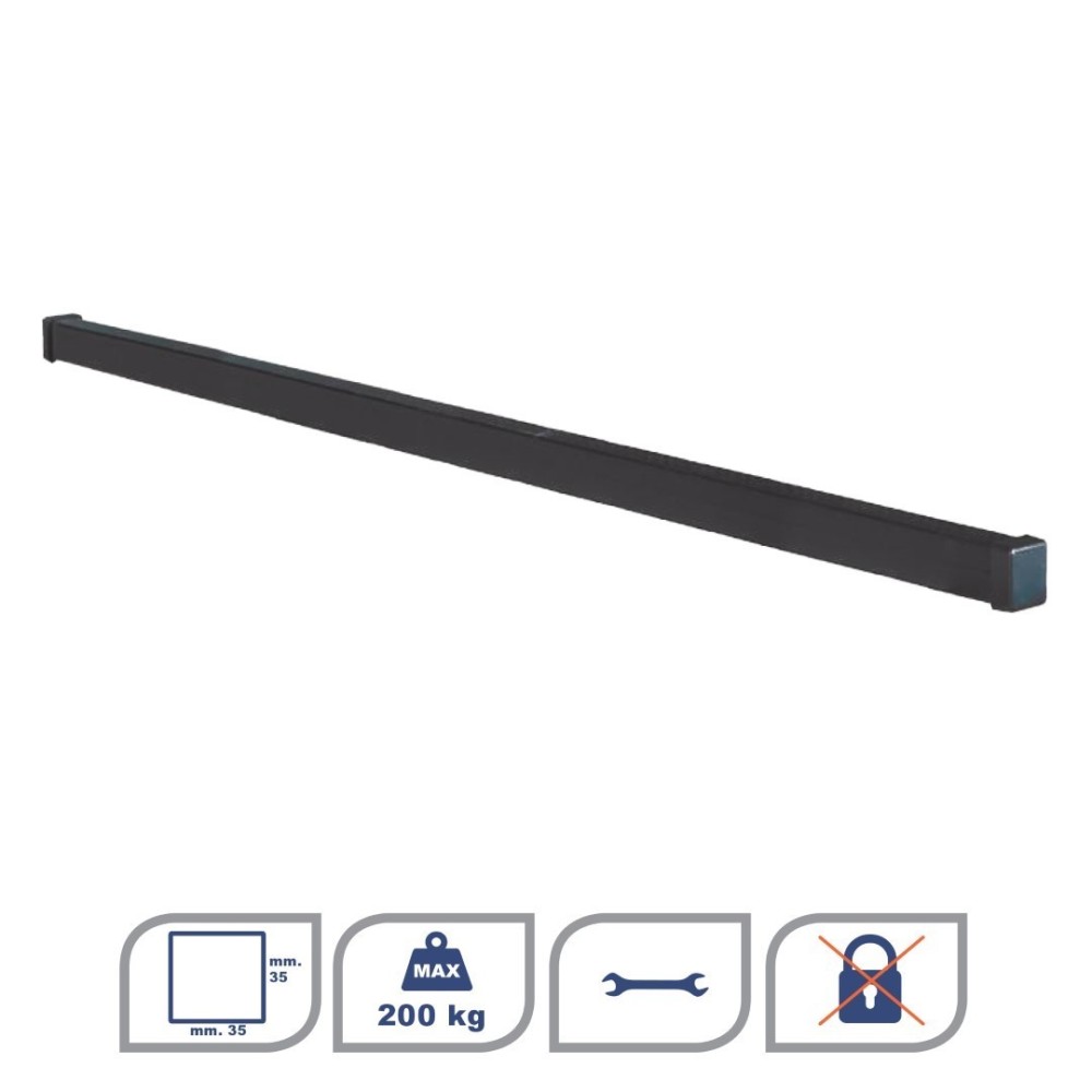 NISSAN PRIMASTAR X82 L1 / L2 + H1 2002-2014 KIT ΜΕ 4 ΕΠΑΓΓΕΛΜΑΤΙΚΕΣ ΜΠΑΡΕΣ ΟΡΟΦΗΣ ΣΙΔΗΡΟΥ K39 (K39-263 X 4 - K39-212 X 1 - K39-2