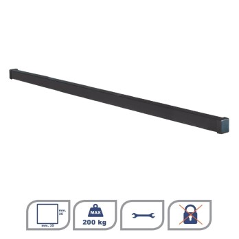 NISSAN PRIMASTAR X82 L1 / L2 + H1 2002-2014 KIT ΜΕ 4 ΕΠΑΓΓΕΛΜΑΤΙΚΕΣ ΜΠΑΡΕΣ ΟΡΟΦΗΣ ΣΙΔΗΡΟΥ K39 (K39-263 X 4 - K39-212 X 1 - K39-2