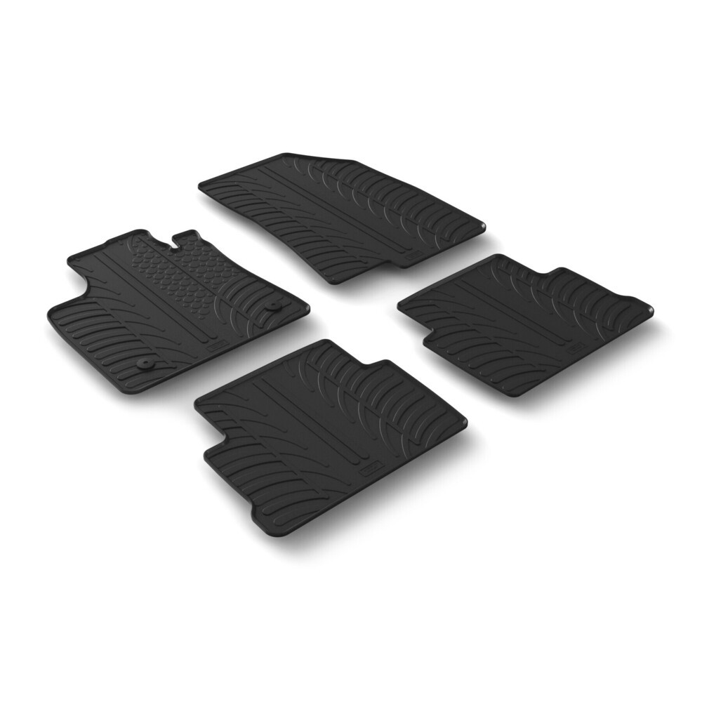 DACIA JOGGER 02/2022+ ΜΑΡΚΕ ΠΑΤΑΚΙΑ SUMISURA ΛΑΣΤΙΧΟ ΣΕ ΜΑΥΡΟ ΧΡΩΜΑ ME ΚΟΥΜΠΩΜΑΤΑ LAMPA - 4 ΤΕΜ.