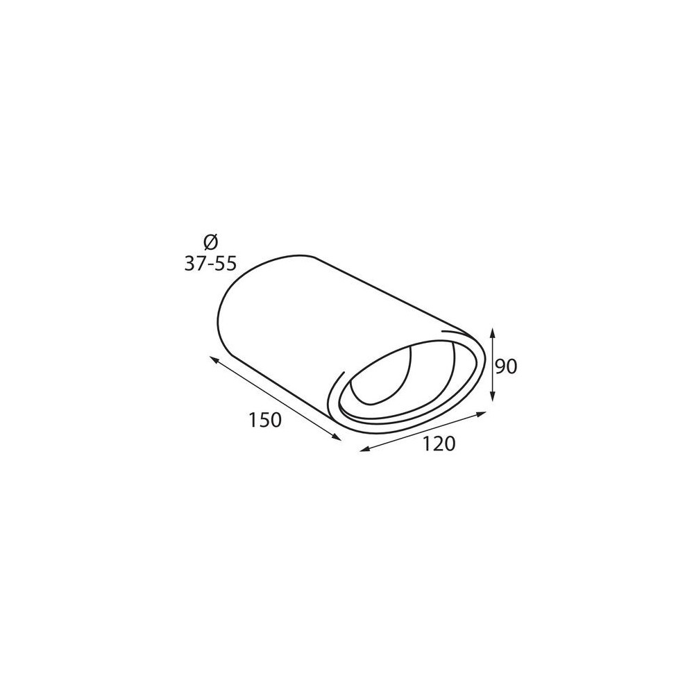 ΑΚΡΟ ΕΞΑΤΜΙΣΗΣ TS-17 S 37-55mm - ΚΟΦΤΟ