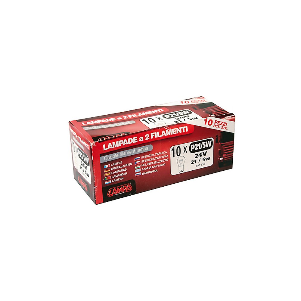 ΔΙΠΟΛΙΚΗ ΛΑΜΠΑ 24V P21/5W (BAY15d)