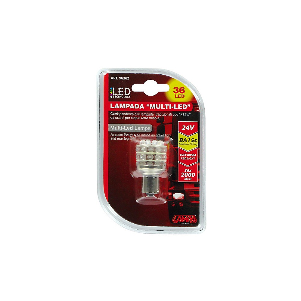 ΛΑΜΠΑΚΙ 24V 36LED BA15s