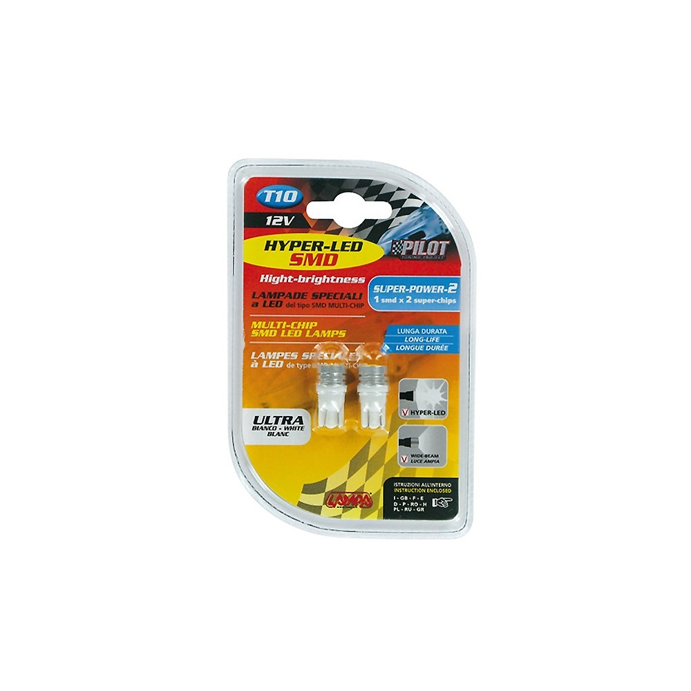 T10 12V 1SMDx2CHIPS POWER2 HYPER-LED