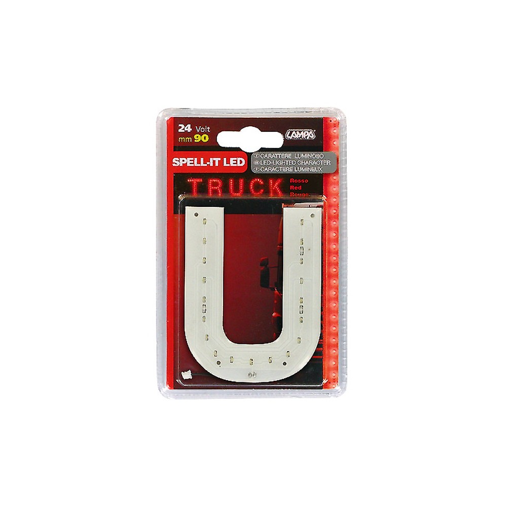 ΓΡΑΜΜΑ U ΚΟΚΚΙΝΟ 24V LED