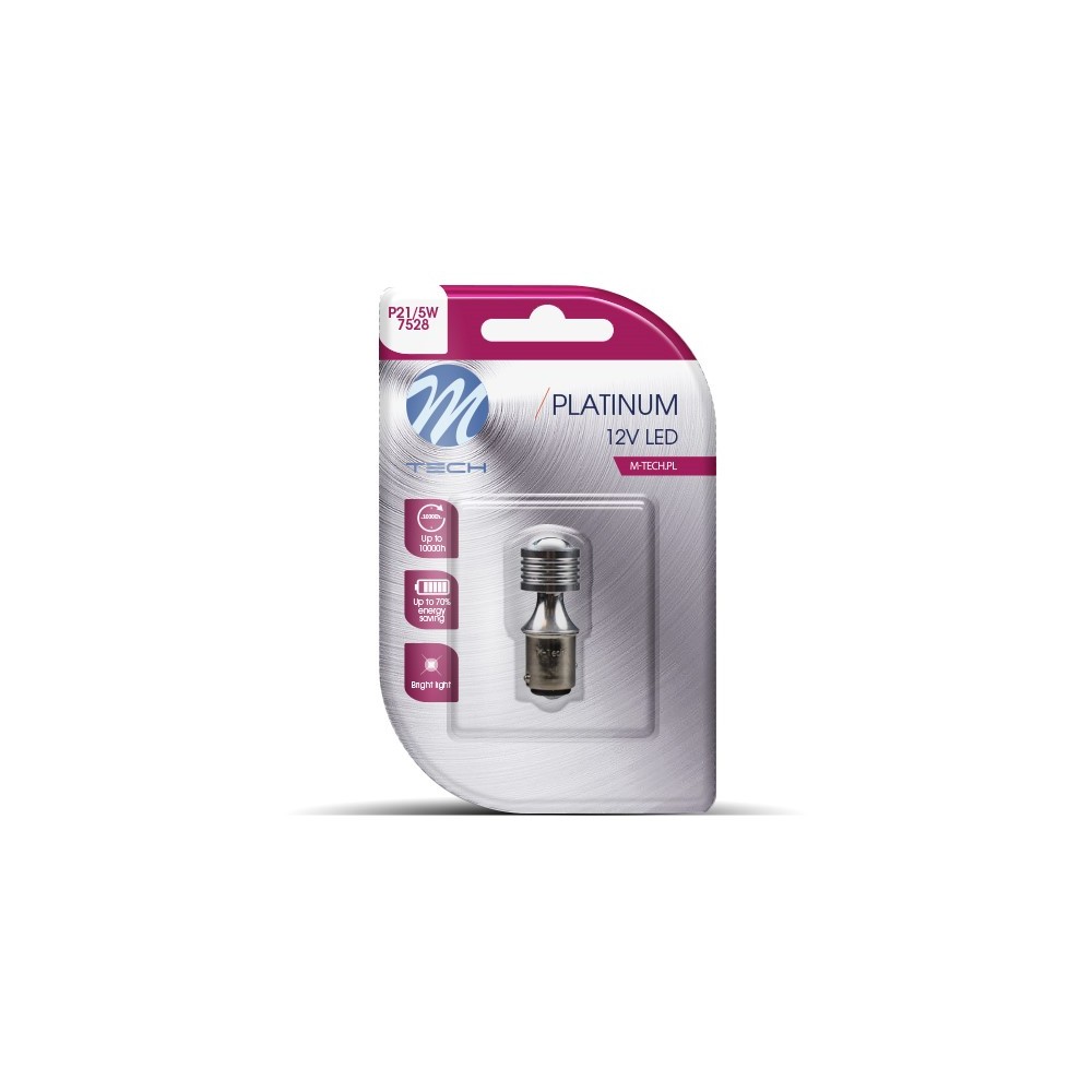 P21/5W 12V BAY15s 2,2W 4xHP LED OSRAM ΛΕΥΚΟ BLISTER 1ΤΕΜ. M-TECH