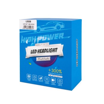HΒ4 9006 1224V 6.500K 5.000lm 50W CSP1860 LED LSG SERIES +300% KIT M-TECH - 2 ΤΕΜ.