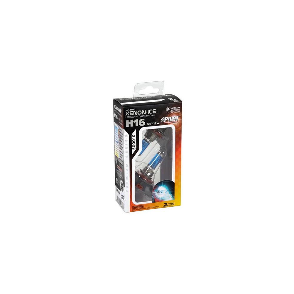 H16 12V 19W PGJ19-3 XENON ICE 5.000K 2ΤΕΜ.