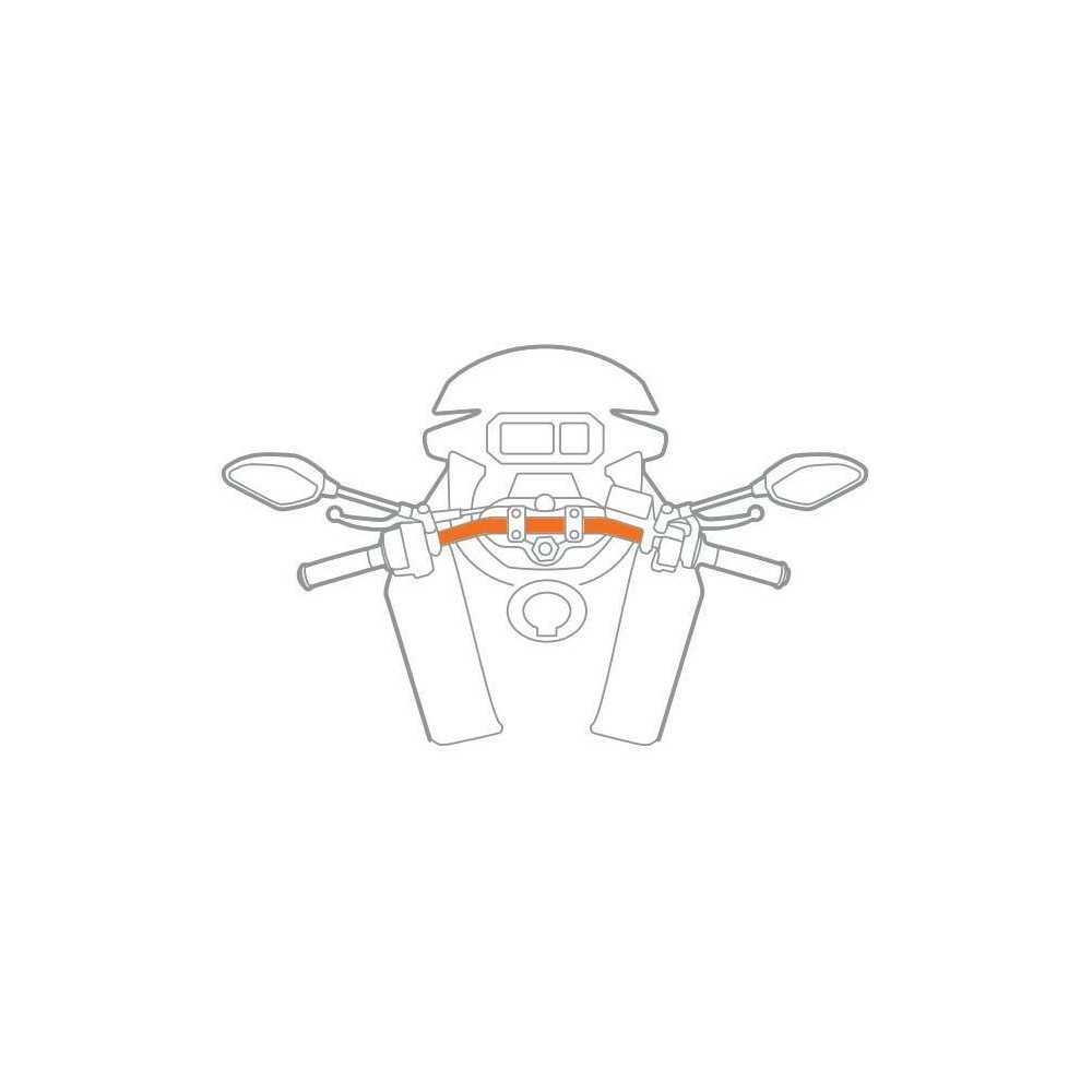 ΒΑΣΗ ΣΤΗΡΙΞΗΣ ΚΙΝΗΤΟΥ MOTO DONUT ΓΙΑ ΜΠΑΡΑ 22-32 mm (ΘΗΚΕΣ OPTI CASE) TITAN SERIES LAMPA  - 1 TEM.