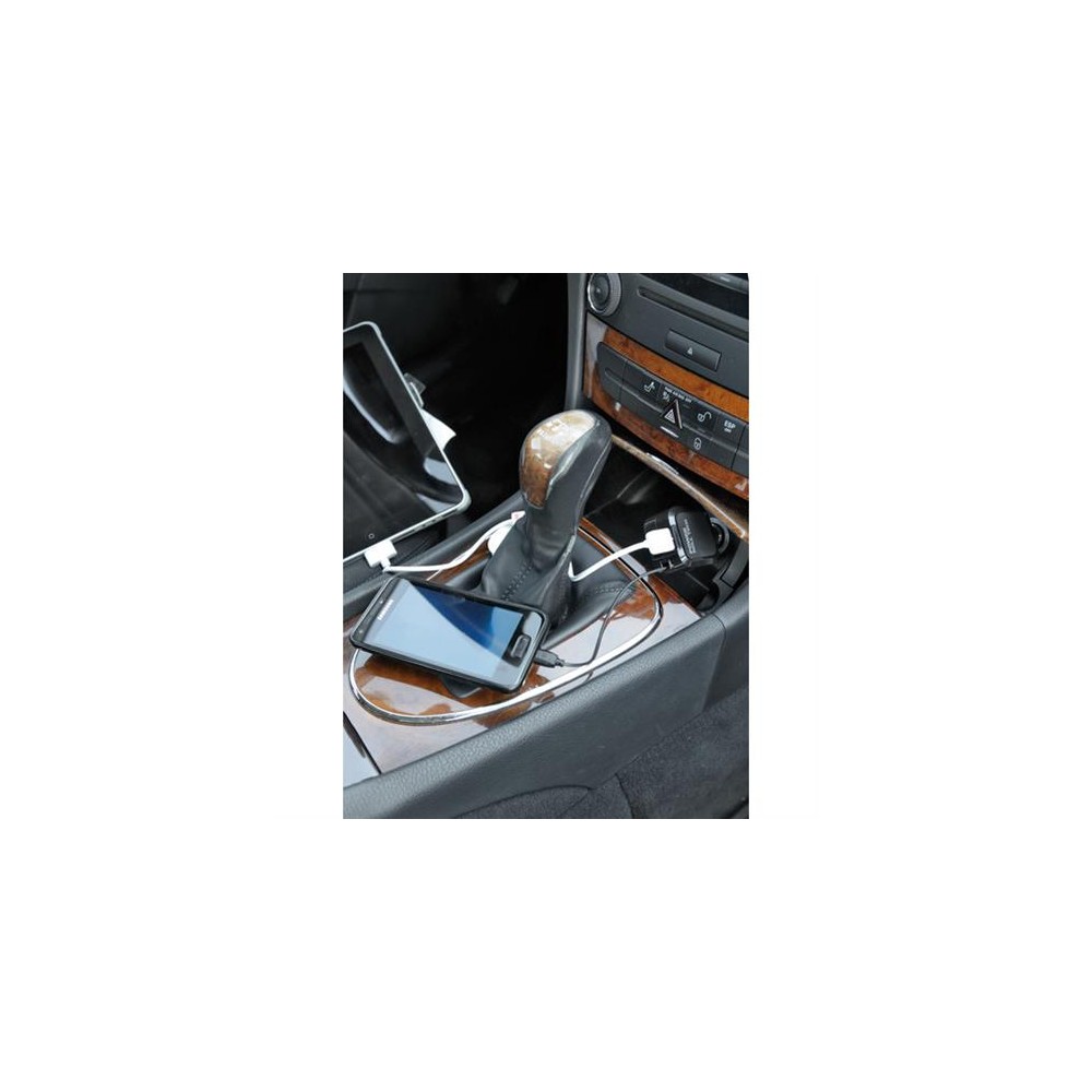 ΑΝΤΑΠΤΟΡΑΣ ΑΝΑΠΤΗΡΑ 12/24V ΜΕ 1 USB ΚΑΙ ΚΑΛΩΔΙΟ ΦΟΡΤΙΣΗΣ MICRO USB 90cm 3100mA FAST CHARGER