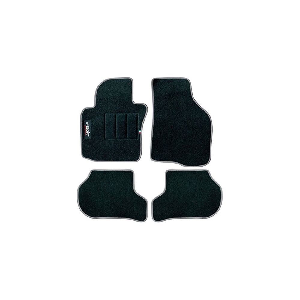 DACIA DUSTER 2010+ ΠΑΤ.ΜΑΡΚ.ΜΟΚΕΤΑ ΜΑΥΡΑ ΜΕ ΓΚΡΙ ΡΕΛΙ