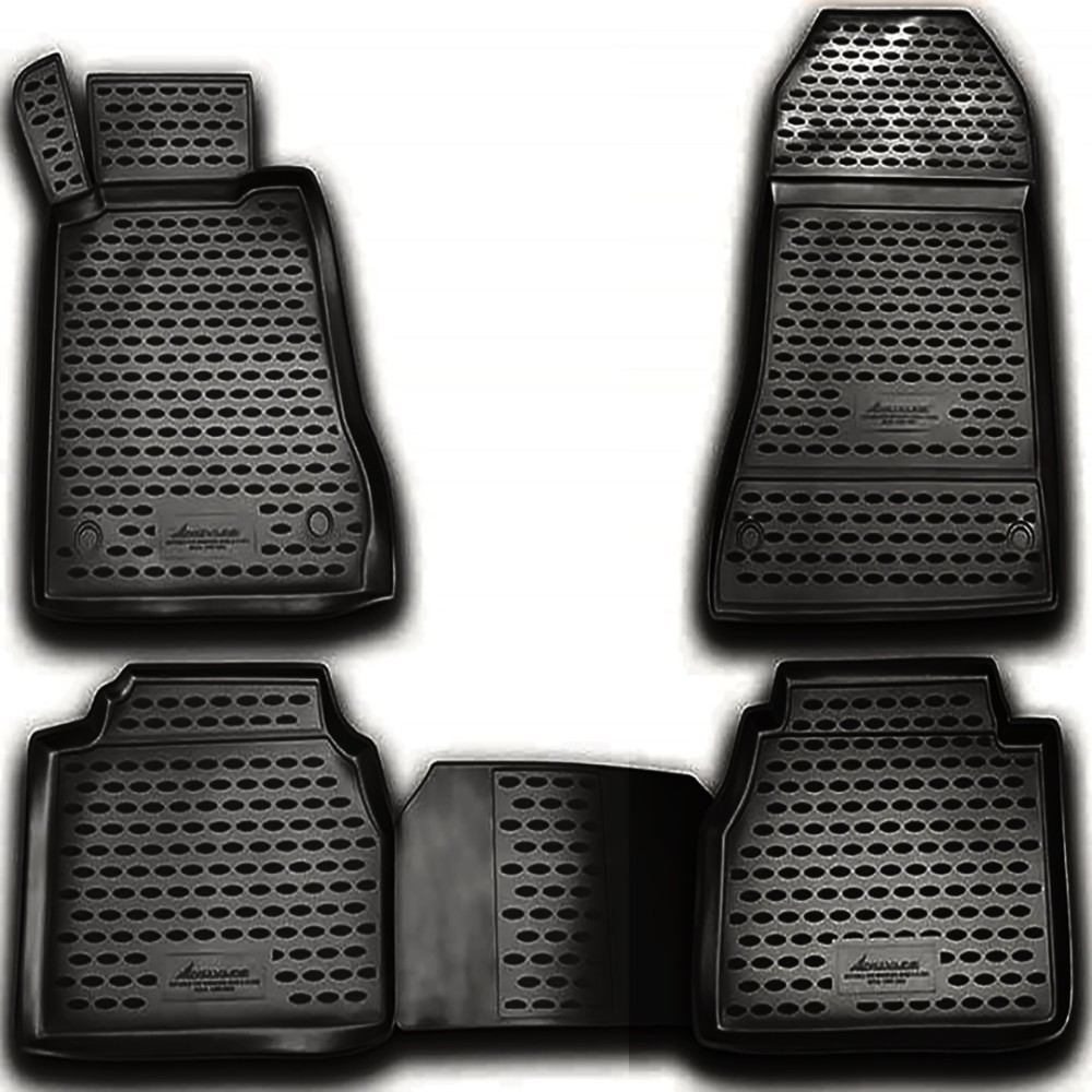 MERCEDES SL R230 2008+ ΜΑΡΚΕ ΠΑΤΑΚΙΑ ΣΕ ΣΚΑΦΗ TPE ΛΑΣΤΙΧΟ ΣΕ ΑΝΘΡΑΚΙ ΣΚΟΥΡΟ ΓΚΡΙ ΧΡΩΜΑ NOVLINE - 4 ΤΕΜ.