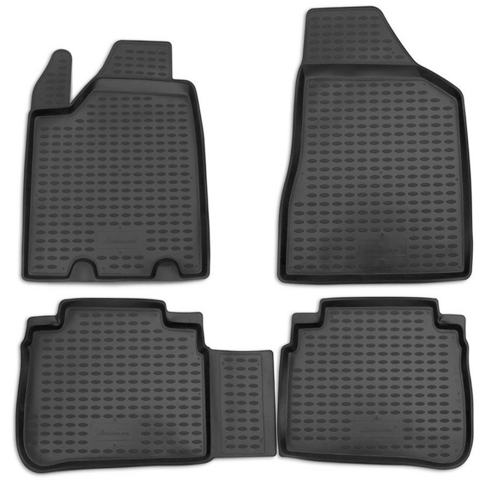 NISSAN MURANO 2003-2007 ΜΑΡΚΕ ΠΑΤΑΚΙΑ ΣΕ ΣΚΑΦΗ TPE ΛΑΣΤΙΧΟ ΣΕ ΑΝΘΡΑΚΙ ΣΚΟΥΡΟ ΓΚΡΙ ΧΡΩΜΑ NOVLINE - 4 ΤΕΜ.