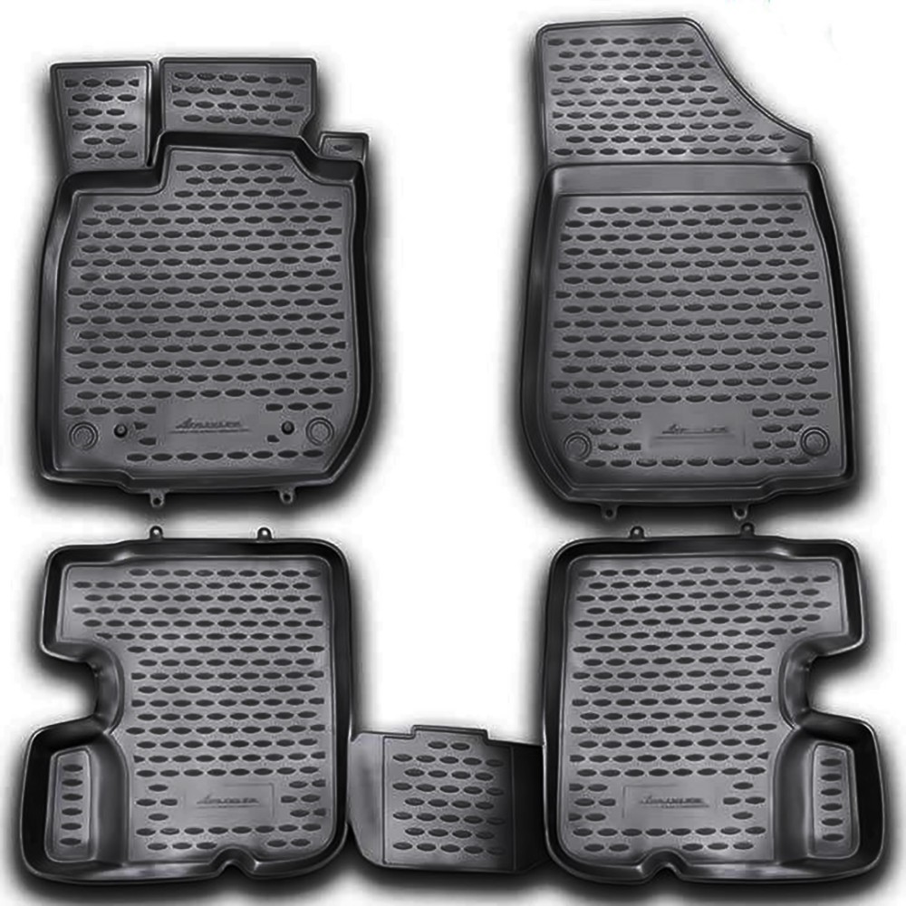 DACIA SANDERO 09/2008-12/2012 ΜΑΡΚΕ ΠΑΤΑΚΙΑ ΣΕ ΣΚΑΦΗ TPE ΛΑΣΤΙΧΟ ΣΕ ΑΝΘΡΑΚΙ ΣΚΟΥΡΟ ΓΚΡΙ ΧΡΩΜΑ NOVLINE - 4 ΤΕΜ.