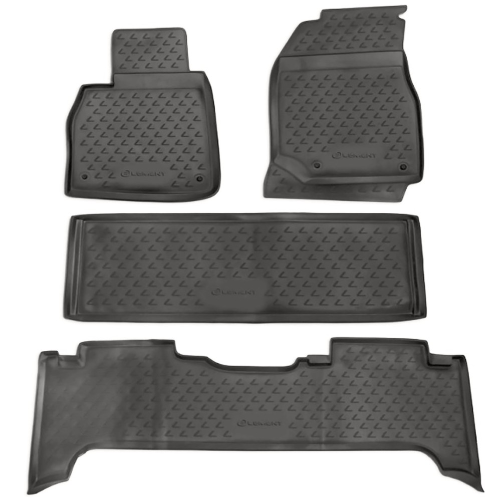 LEXUS LX 470 1998-2007 ΜΑΡΚΕ ΠΑΤΑΚΙΑ ΣΕ ΣΚΑΦΗ TPE ΛΑΣΤΙΧΟ ΣΕ ΑΝΘΡΑΚΙ ΣΚΟΥΡΟ ΓΚΡΙ ΧΡΩΜΑ NOVLINE - 4 ΤΕΜ.