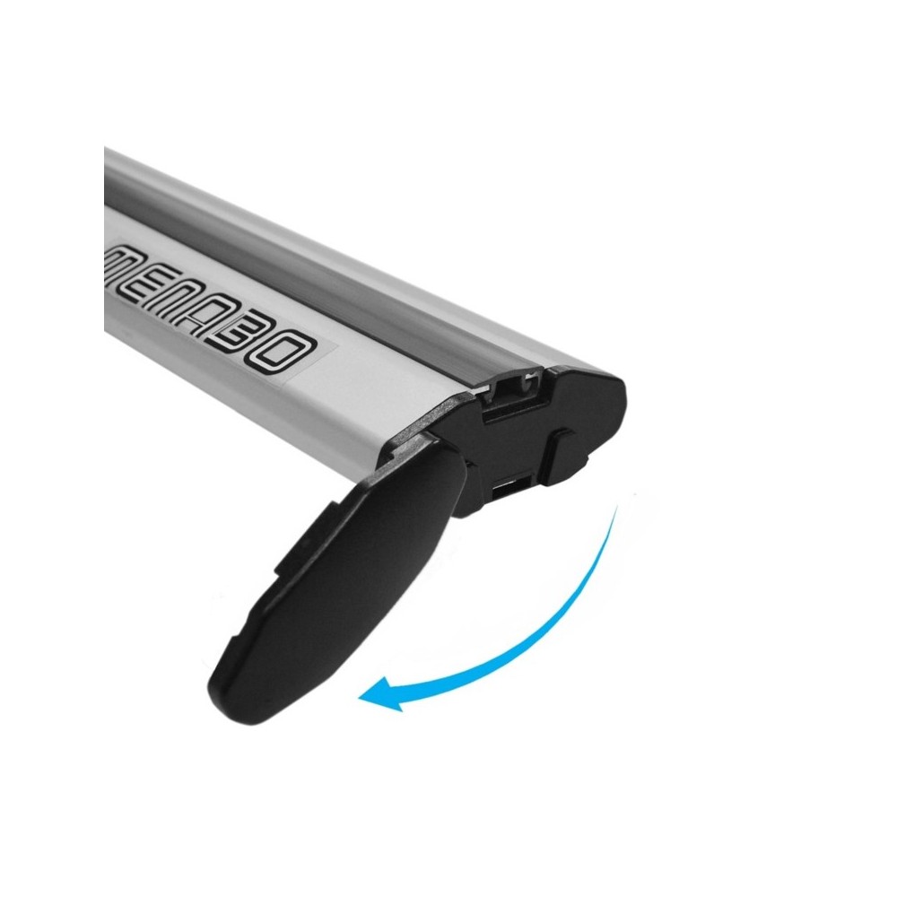 ΜΠΑΡΕΣ ΟΡΟΦΗΣ ΑΛΟΥΜΙΝΙΟΥ LEOPARD 135 cm MENABO (STANDARD - RAISED/FLUSH RAILS) - 2 ΤΕΜ.