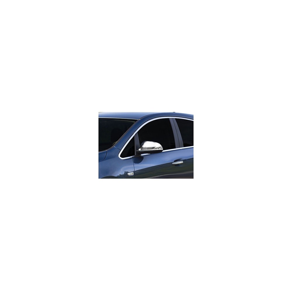 OPEL ASTRA J  HB 5D / 3D / SD / SW 2010+ ΚΑΠΑΚΙΑ ΚΑΘΡΕΦΤΩΝ ΧΡΩΜΙΟΥ 2 ΤΕΜ. ΜΕΤΑΛΛΙΚΑ