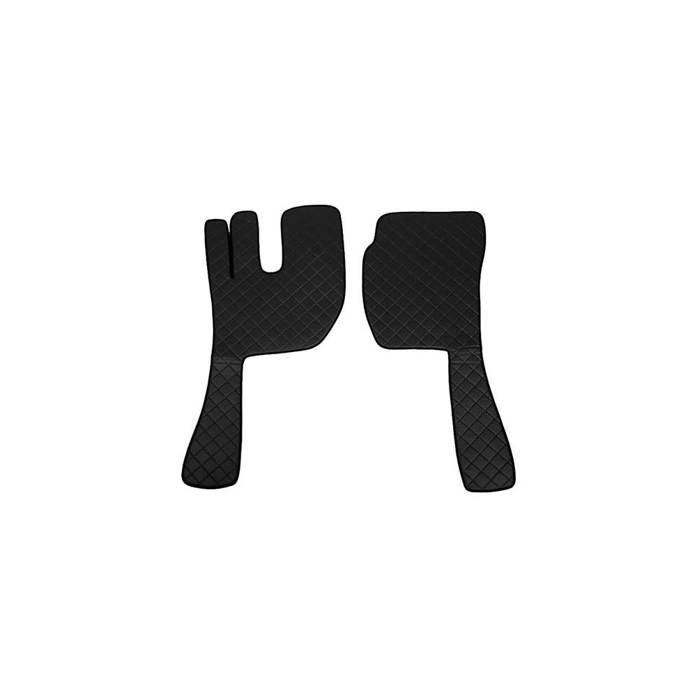 VOLVO FH SERIE 2+3  ΠΑΤΑΚΙ ΜΑΡΚΕ ΔΕΡΜΑΤΙΝΗ ΜΑΥΡΟ ΦΟΡΤΗΓΟΥ TYPE-A 2ΤΕΜ.