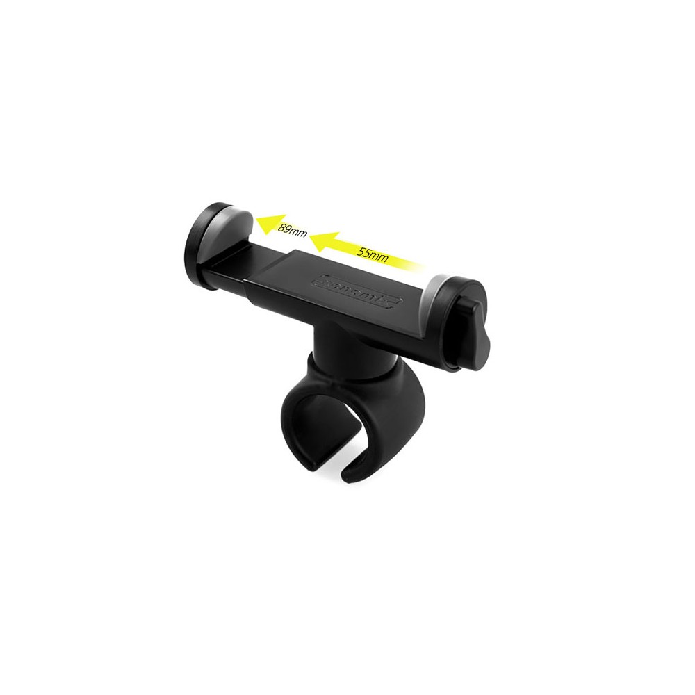 ΒΑΣΗ SMARTPHONE MOTO/ΠΟΔΗΛΑΤΟΥ/ΤΙΜΟΝΙΟΥ 55-89mm ΚΑΙ ΕΩΣ 12mm ΠΑΧΟΣ ΣΥΣΚΕΥΗΣ XENOMIX ΜΑΥΡΗ